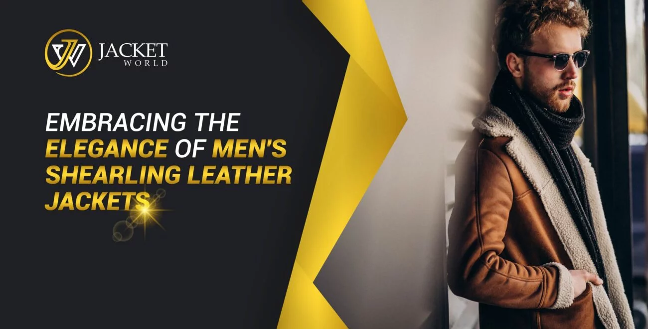 Shearling Leather Jackets for men