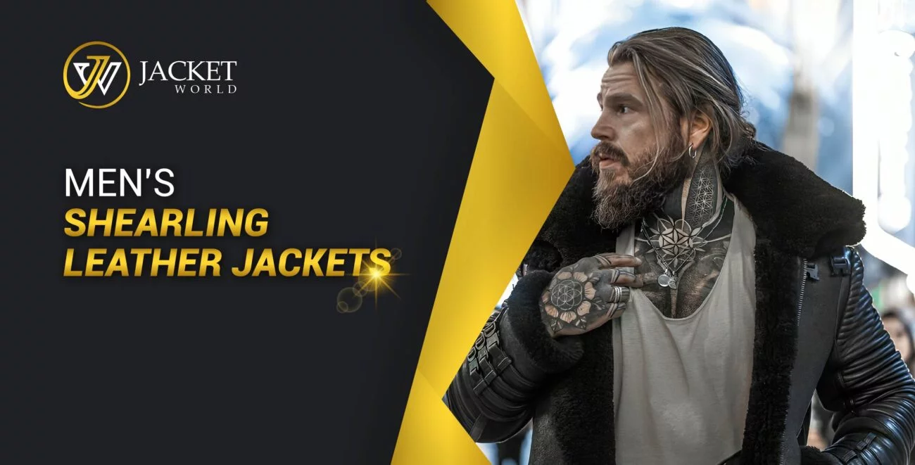 Shearling Leather Jackets for Men