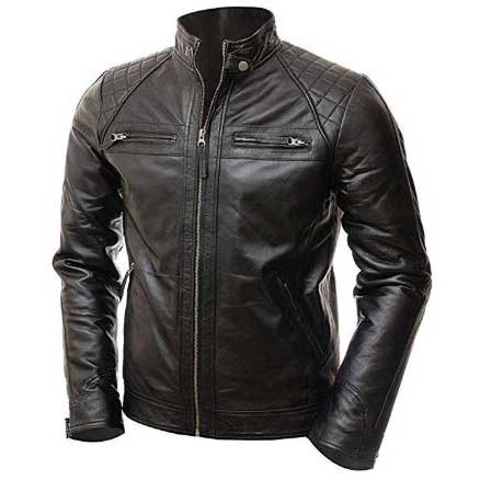 NZ FLAG BIKER CAFE RACER LEATHER JACKET | JACKET WORLD