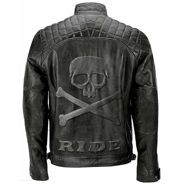 MEN’S BOMBER REMOVABLE HOOD LEATHER JACKET | JACKET WORLD