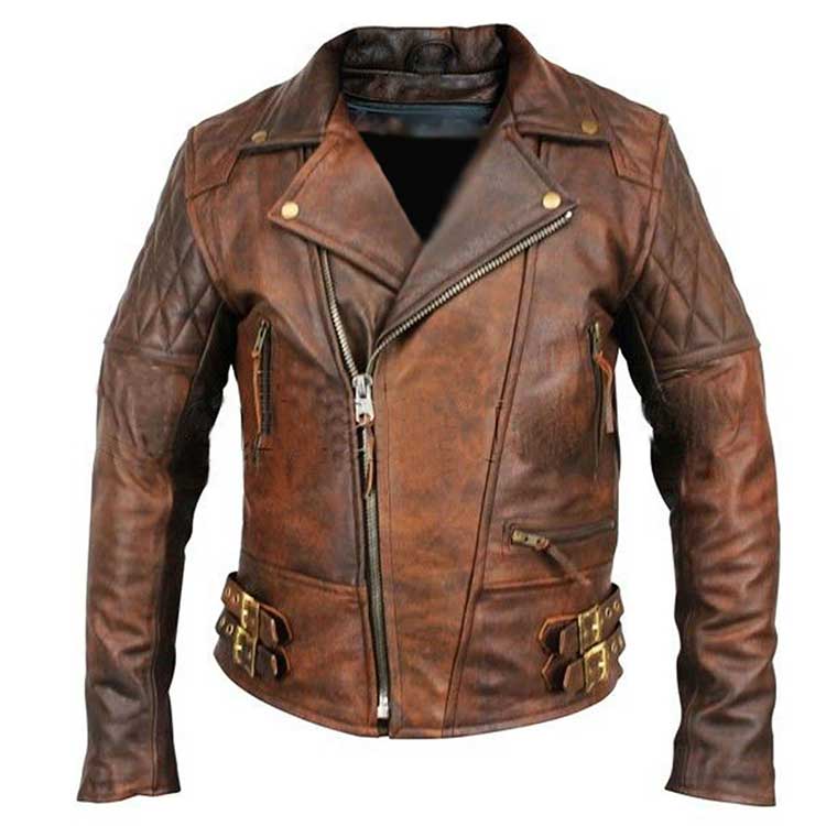 MEN’S CHOCOLATE BROWN BOMBER LEATHER JACKET | JACKET WORLD