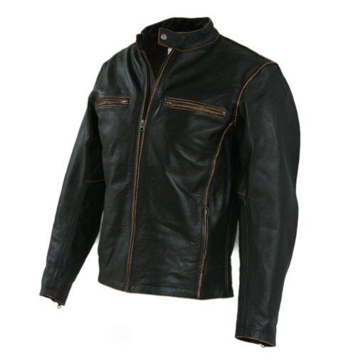 Buy Leather Biker Jacket For Men in New Zealand - Mens Jacket Auckland