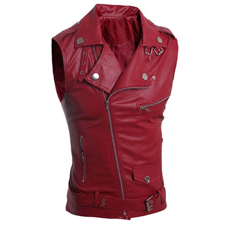 Real leather clearance vest